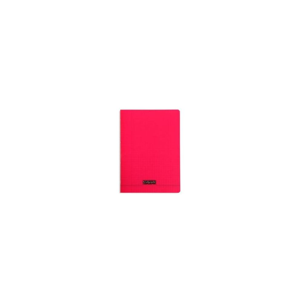 Cahier A4 Séyès 48 p Piqûre 90g Polypro ROUGE CLAIREFONTAINE