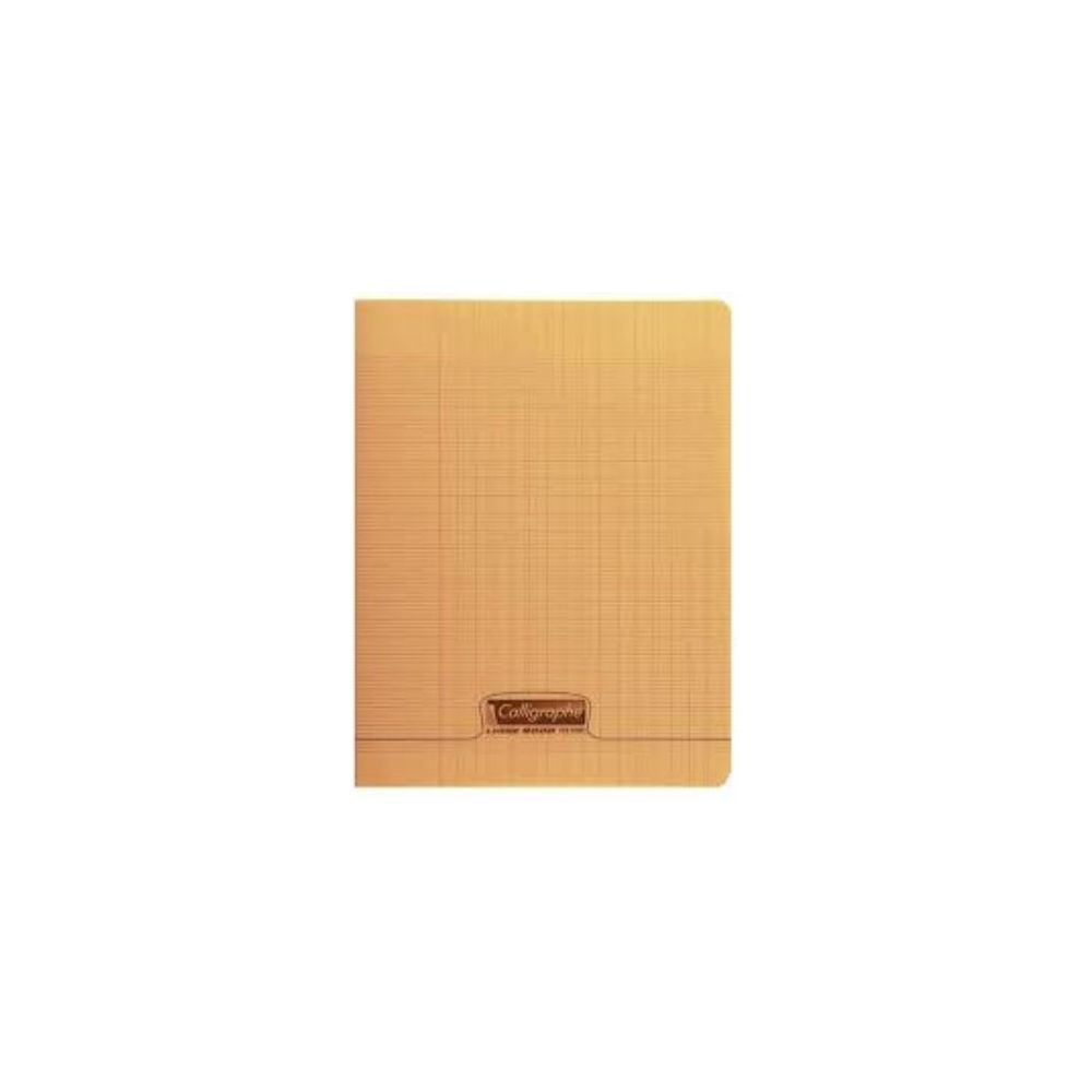 Cahier A4 Séyès 48 p Piqûre 90g Polypro ORANGE CLAIREFONTAINE