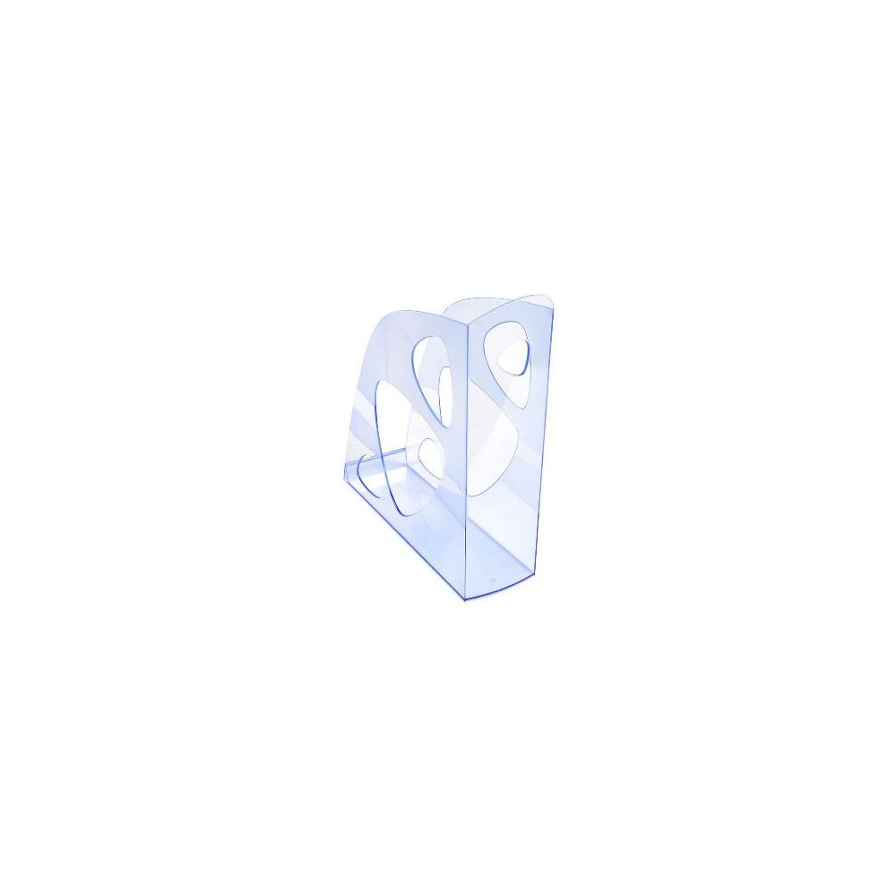 Porte revues PVC Rigide - MULTIFORM - Dos: 07cm  - BLEU TRANSLUCIDE
