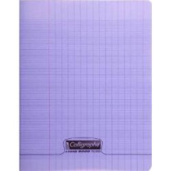 Cahier 17x22cm Séyès 60 p Piqûre 90g Polypro VIOLET CLAIREFONTAINE