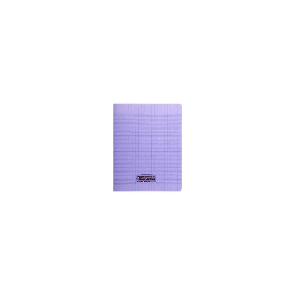 Cahier 17x22cm Séyès 60 p Piqûre 90g Polypro VIOLET CLAIREFONTAINE