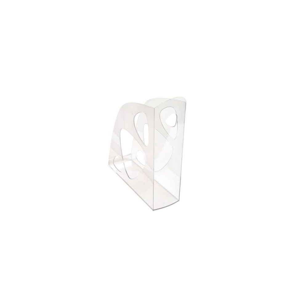 Porte revues PVC Rigide - MULTIFORM - Dos: 07cm  - CRISTAL