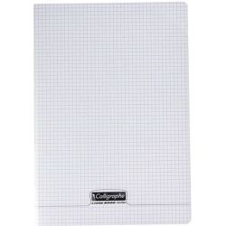 Cahier 24x32cm 5 x 5 48 p Piqûre 90g Polypro INCOLORE CLAIREFONT.