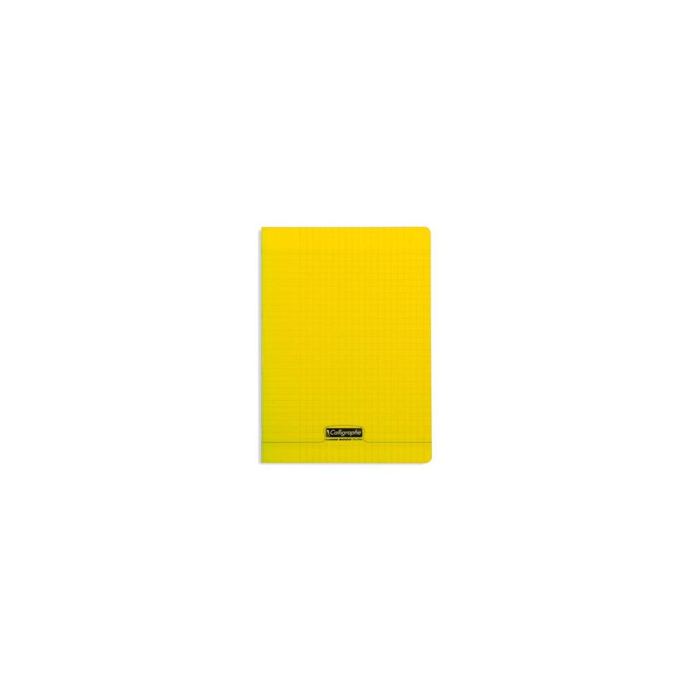 Cahier 17x22cm Séyès 140 p Piqûre 90g Polypro JAUNE 1824
