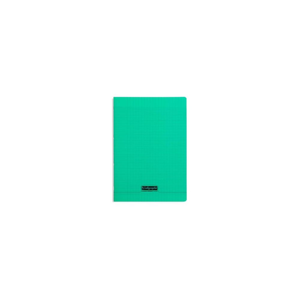Cahier 17x22cm Séyès 140 p Piqûre 90g Polypro VERT 18245