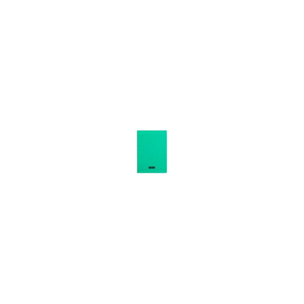 Cahier A4 Séyès 140 p Piqûre 90g Polypro VERT CLAIREFONTAINE