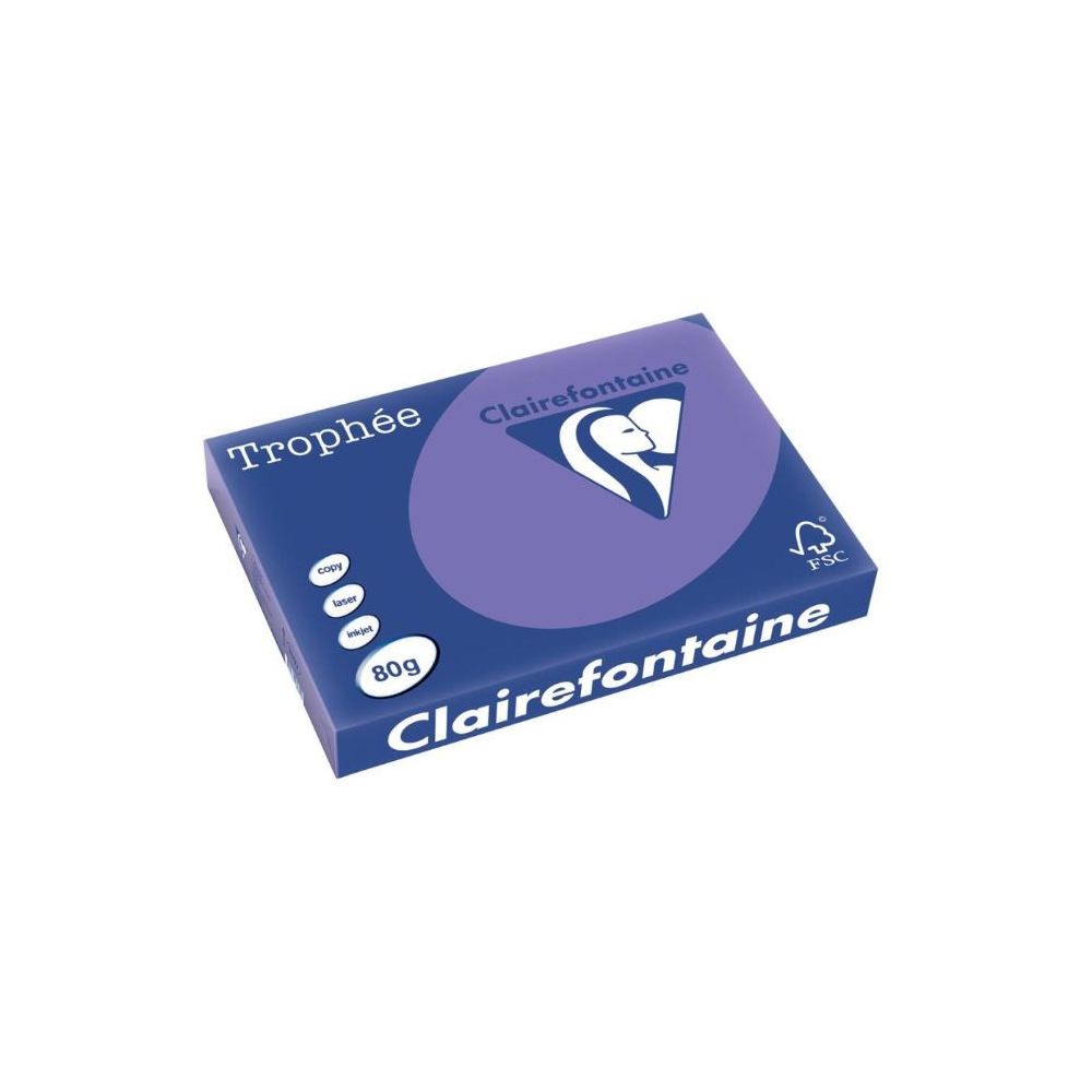 Rame A3 -  80g - Violine - CLAIREFONTAINE (500 f.) - Ref: 1897**