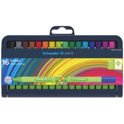 Feutre Couleur SCHNEIDER Link-It - Pte Fine 0.4mm - 16 couleurs 