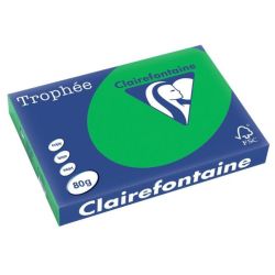 Rame A3 -  80g - Vert Billard - CLAIREFONTAINE (500 f.) - Ref: 1992