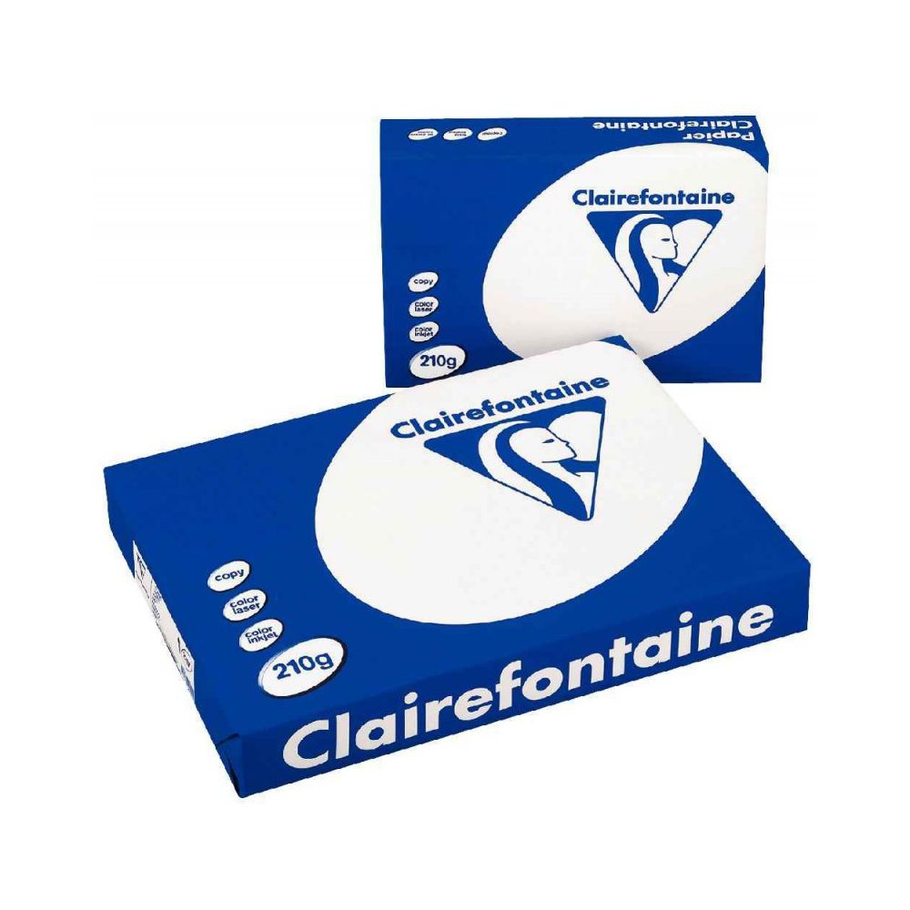 Rame A3 - 210g - Blanc CLAIREFONTAINE (250 f.) - Ref: 2217