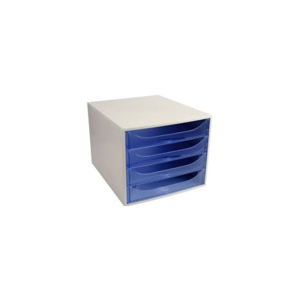 Module classement 4 tiroirs A4+ EXACOMPTA Linicolor - BLEU
