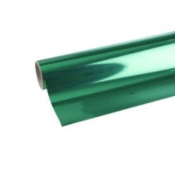 Film Métalo uni 35µ - Rouleau 10 x1m - Couleur VERT EMPIRE**
