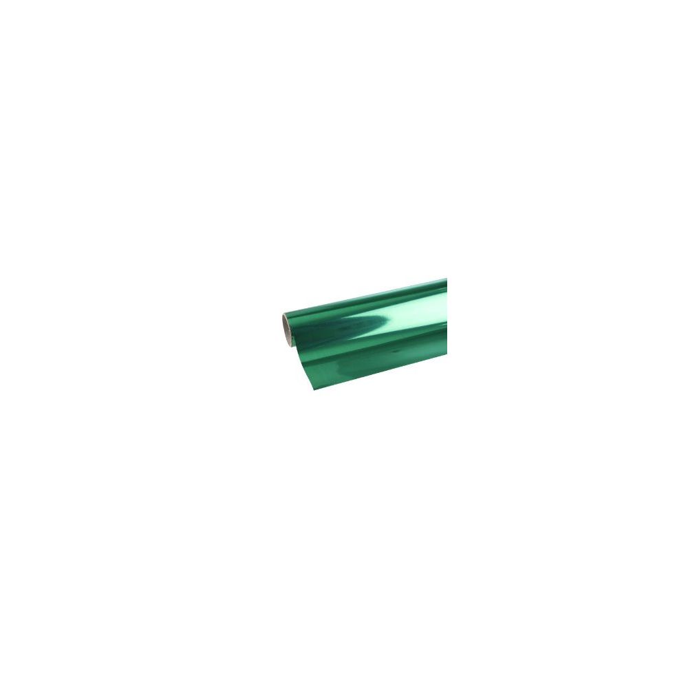 Film Métalo uni 35µ - Rouleau 10 x1m - Couleur VERT EMPIRE**