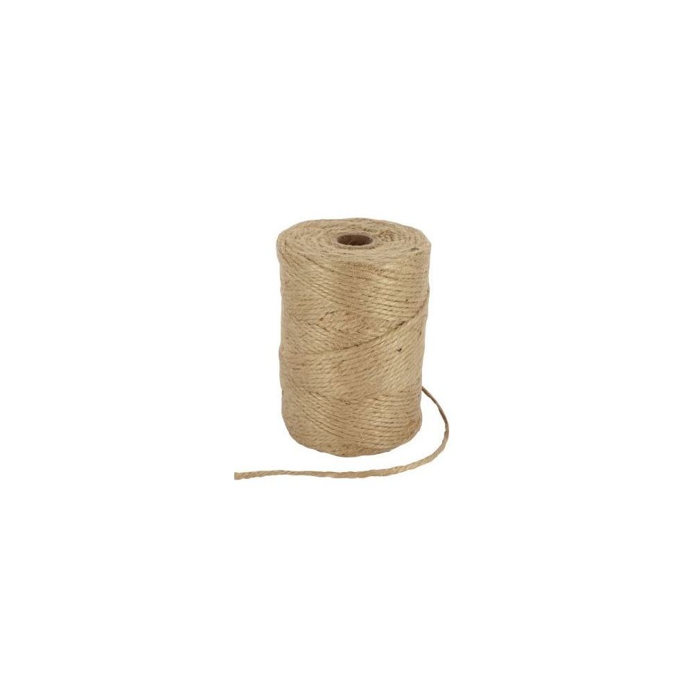 Ficelle en jute - Diam : 3mm - Pelote de 200 m - 1 kg