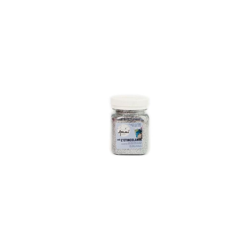 Paillettes en pot salière CLEOPATRE - 115g - ARGENT