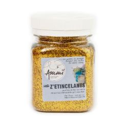 Paillettes en pot salière CLEOPATRE - 115g - OR