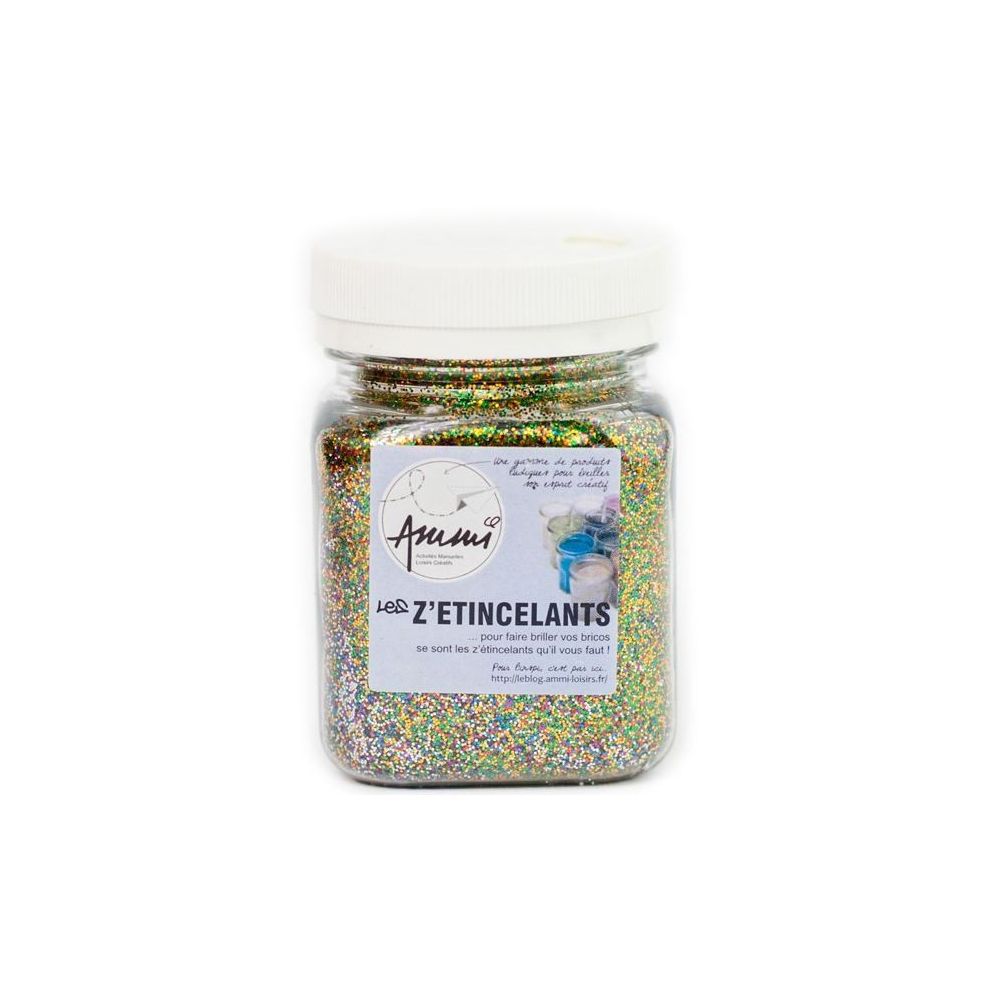 Paillettes en pot salière CLEOPATRE - 115g - MULTICOLORES