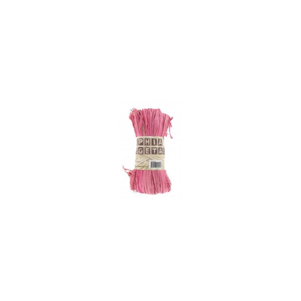 Raphia naturel - Pelote de 50g - ROSE - CLEOPATRE