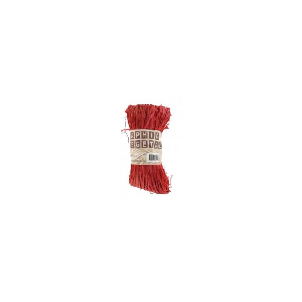 Raphia naturel - Pelote de 50g - ROUGE 