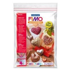 Moule thermoformé pour pâte à modeler FIMO "Coeurs" 8 motifs