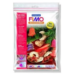 Moule thermoformé pour pâte à modeler FIMO "Déco Noël" 6 motifs
