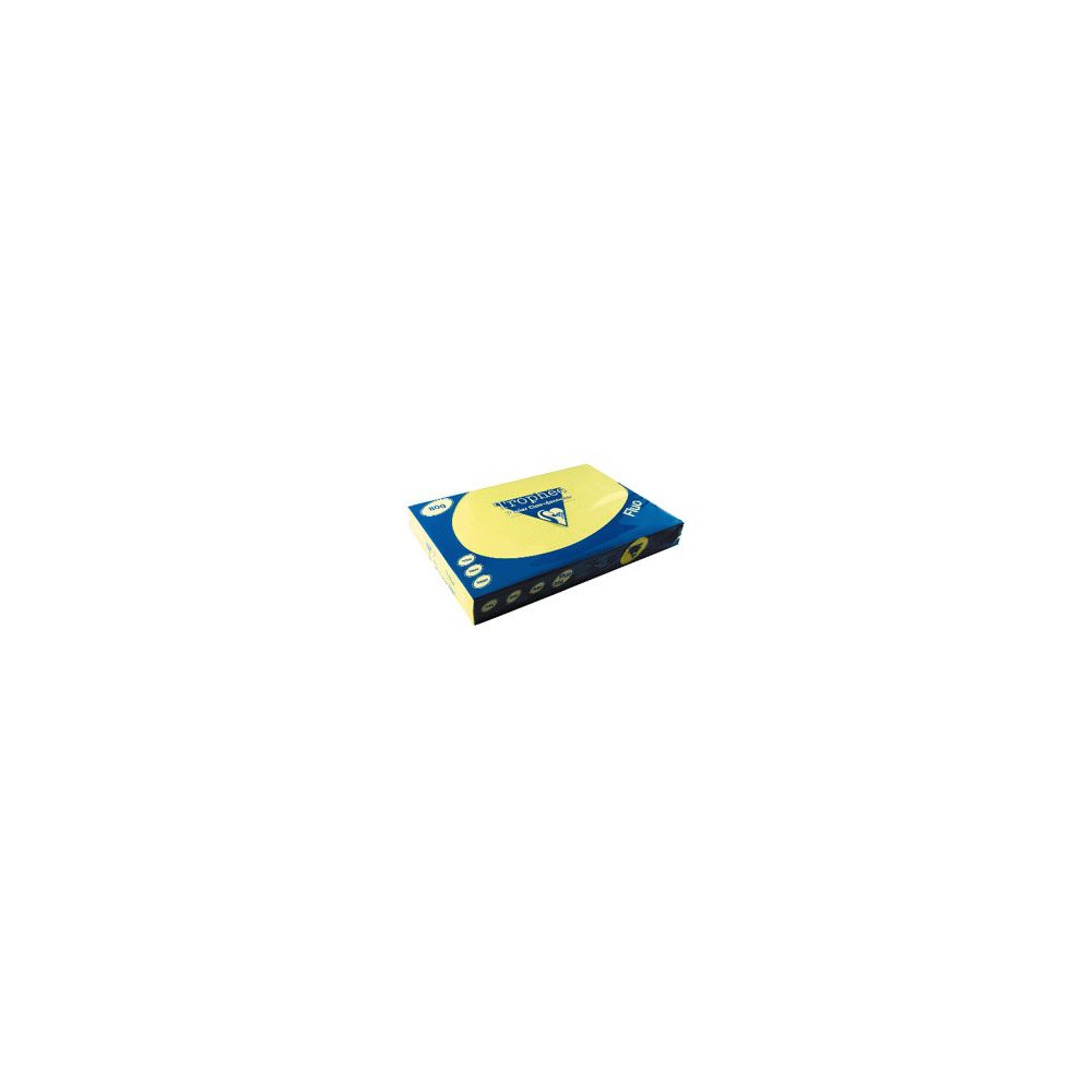 Rame A3 -  80g - Jaune Fluo CLAIREFONTAINE (500 f.) - Ref: 2884