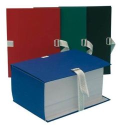 Chemise extensible PVC à sangle Gde capacité EXACOMPTA  24x32cm NOIRE