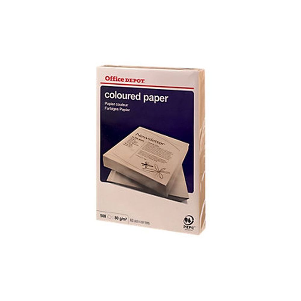 Rame A3 -  80g - Crème Pastel - ADAGIO/OFFICE DEPOT (500 f.)** NSFP