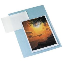 Pochettes à plastifier Dos adhésif A4 Brillante - 80µ (boite de 100)