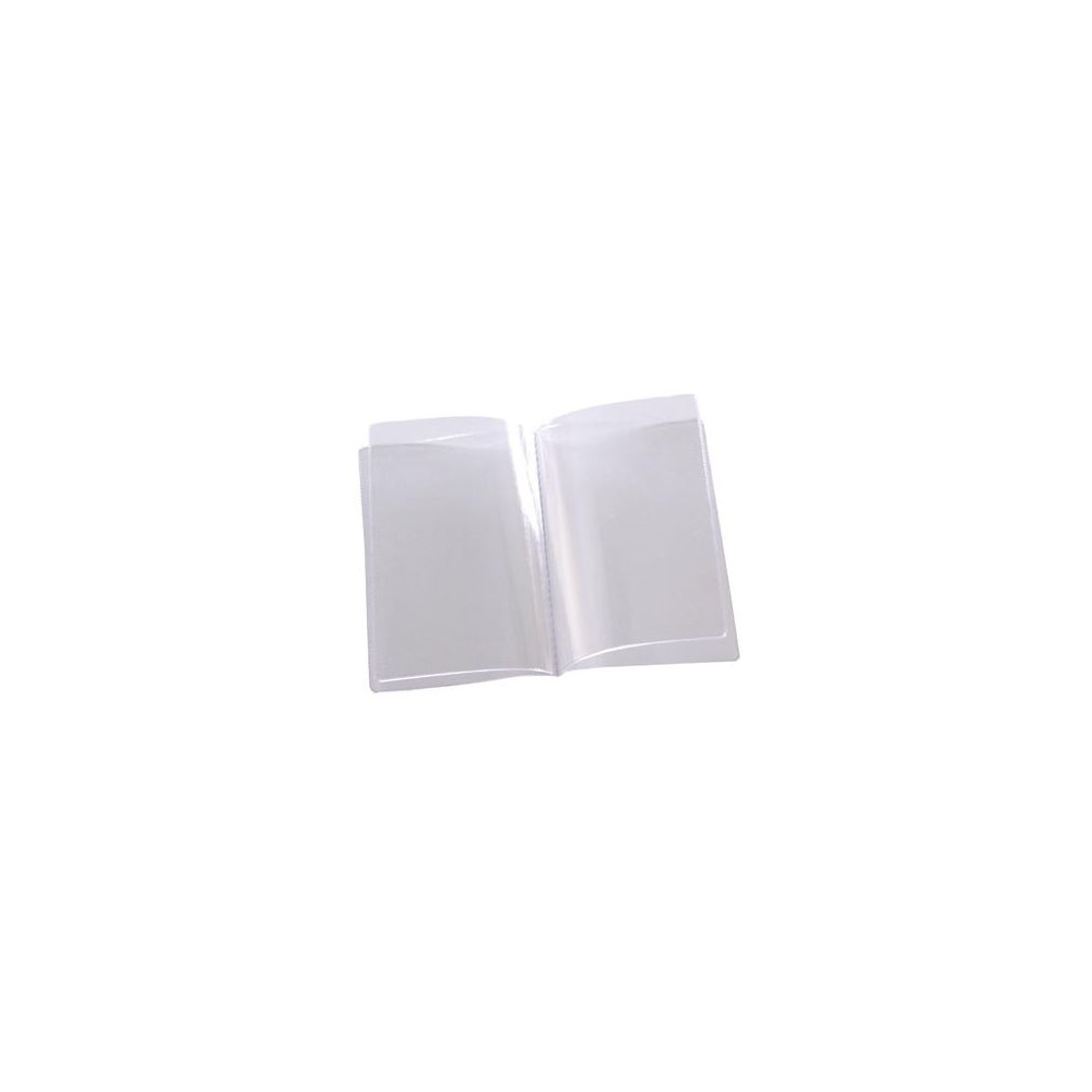 Etui transp. souple PVC 12/10ème - 4 volets 8.8 x 13.8cm (unité)