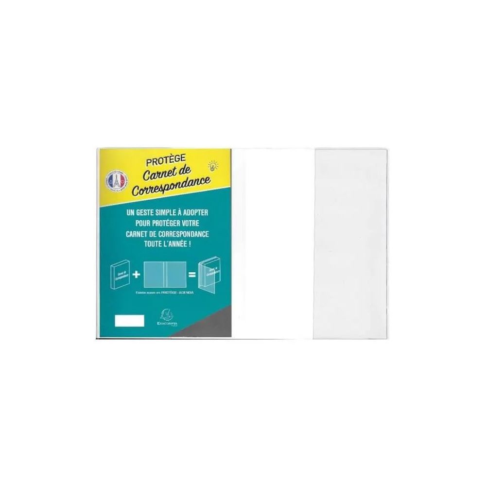 Protege-carnet correspondance PP - 14,8 x 21cm - CRISTAL - 1er PRIX