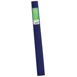 Papier crepon en rouleau - 2.5m x 0.5m - BLEU MARINE
