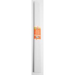 Papier crepon en rouleau - 2.5m x 0.5m - BLANC