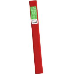 Papier crepon en rouleau - 2.5m x 0.5m - ROUGE