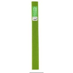 Papier crepon en rouleau - 2.5m x 0.5m - VERT POMME