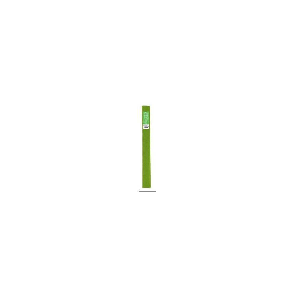 Papier crepon en rouleau - 2.5m x 0.5m - VERT POMME