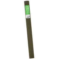 Papier crepon en rouleau - 2.5m x 0.5m - VERT FOUGERE
