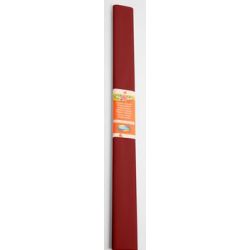 Papier crepon en rouleau - 2.5m x 0.5m - BORDEAUX