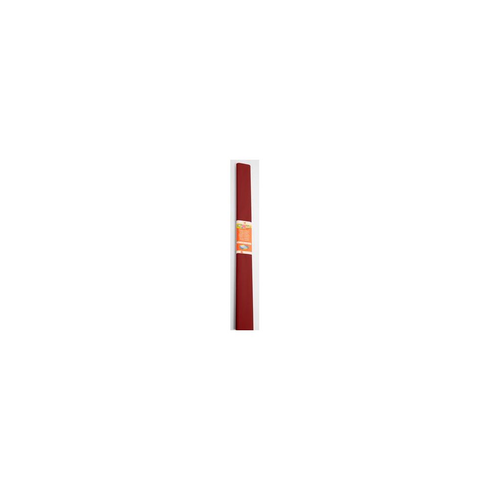 Papier crepon en rouleau - 2.5m x 0.5m - BORDEAUX