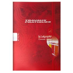 Cahier TP 17x22cm Sèyes 70g & Uni 96 p Piqûre 90g CLAIREFONT.