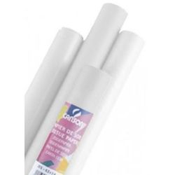 Papier soie en rouleau CANSON 20g - 0.5 x 5m - BLANC