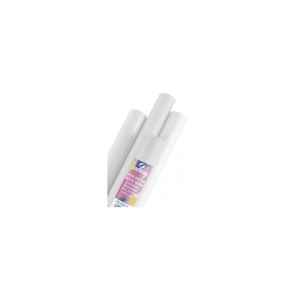 Papier soie en rouleau CANSON 20g - 0.5 x 5m - BLANC