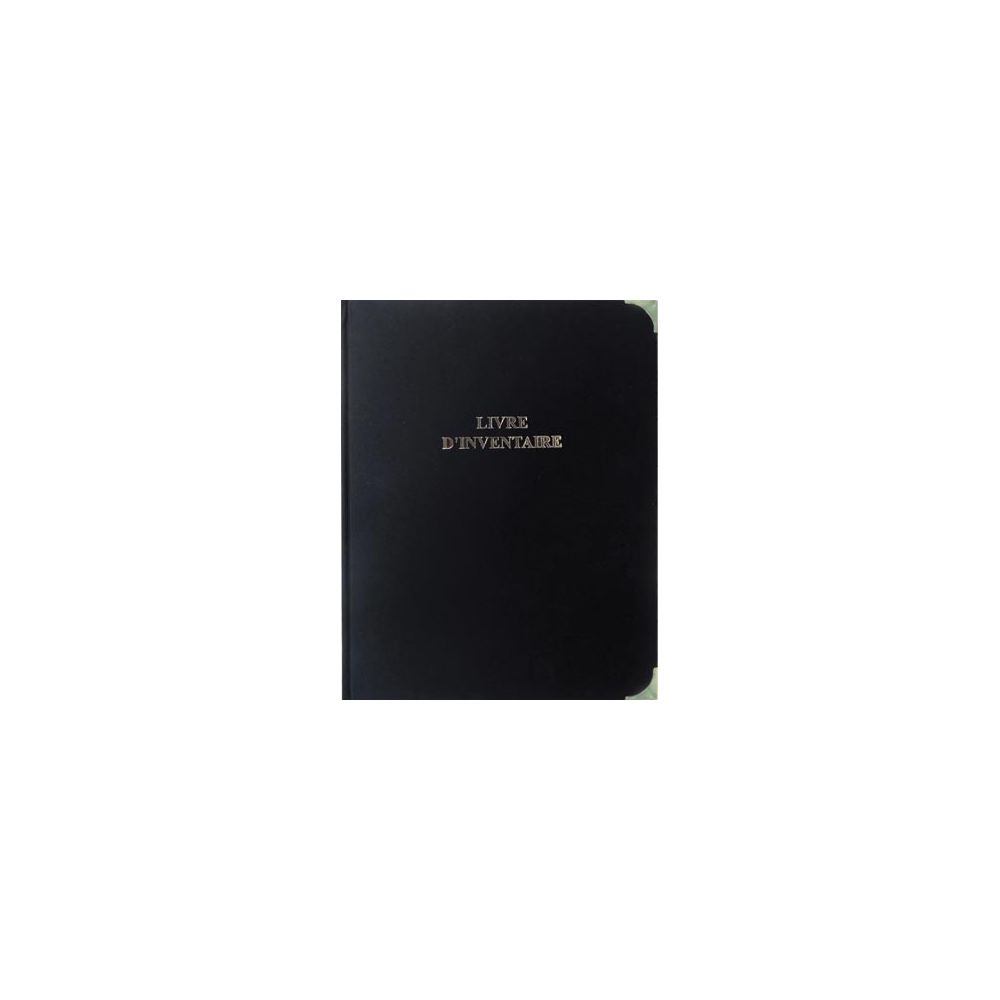 Livre d'inventaire - A4 - NOIR