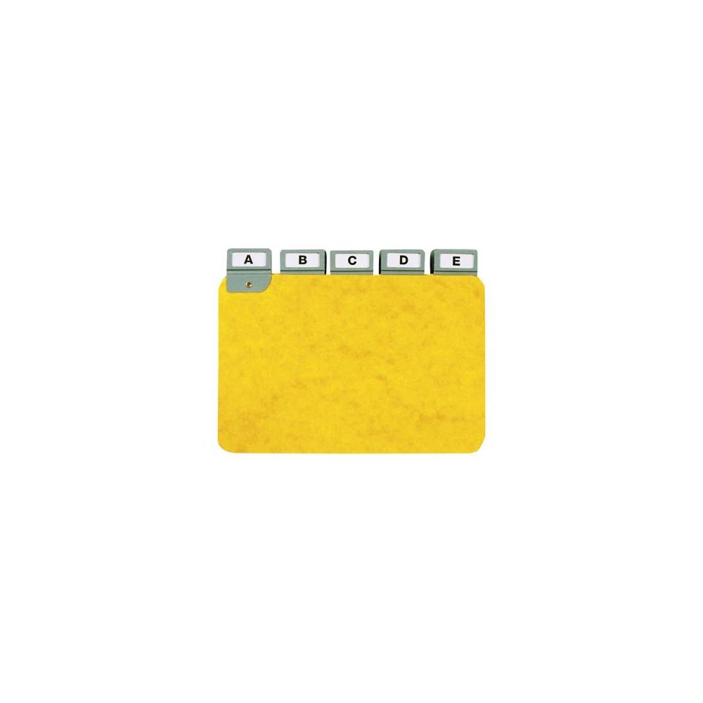 Intercalaires carte horizontales pour boite à fiche A6 (par 25)**
