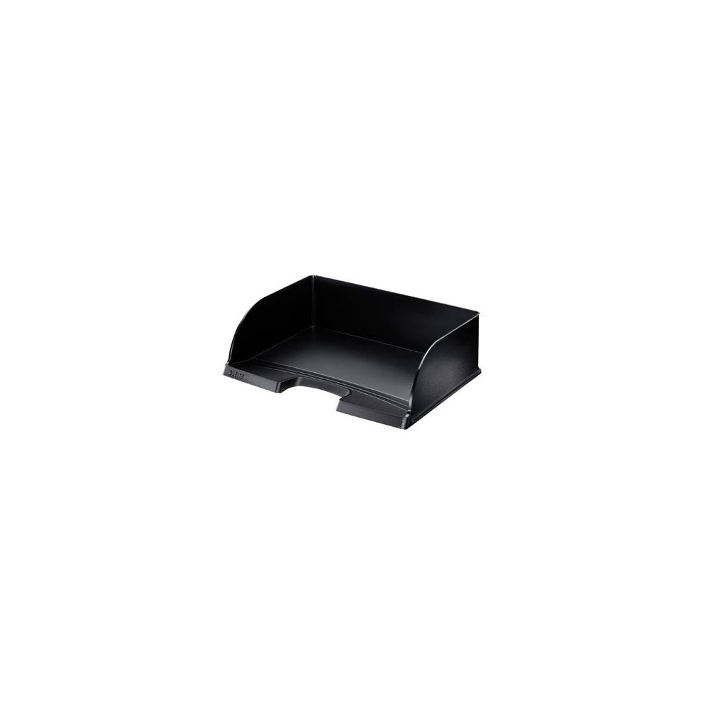 Corbeille courrier LEITZ Plus JUMBO Italienne - H: 10cm - NOIRE
