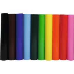 Papier lisségommé 25 x 32cm - 100g - 10f - 10 Couleurs Assorties**