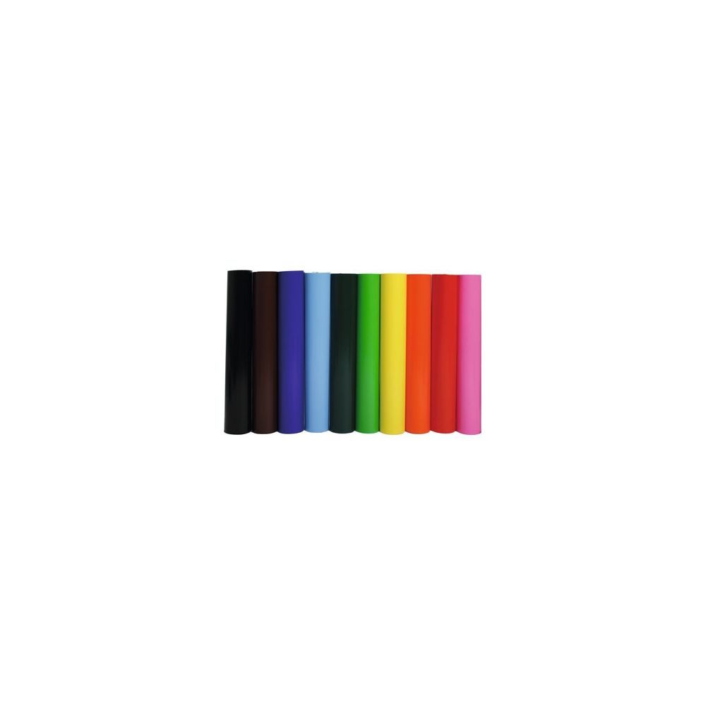 Papier lisségommé 25 x 32cm - 100g - 10f - 10 Couleurs Assorties**