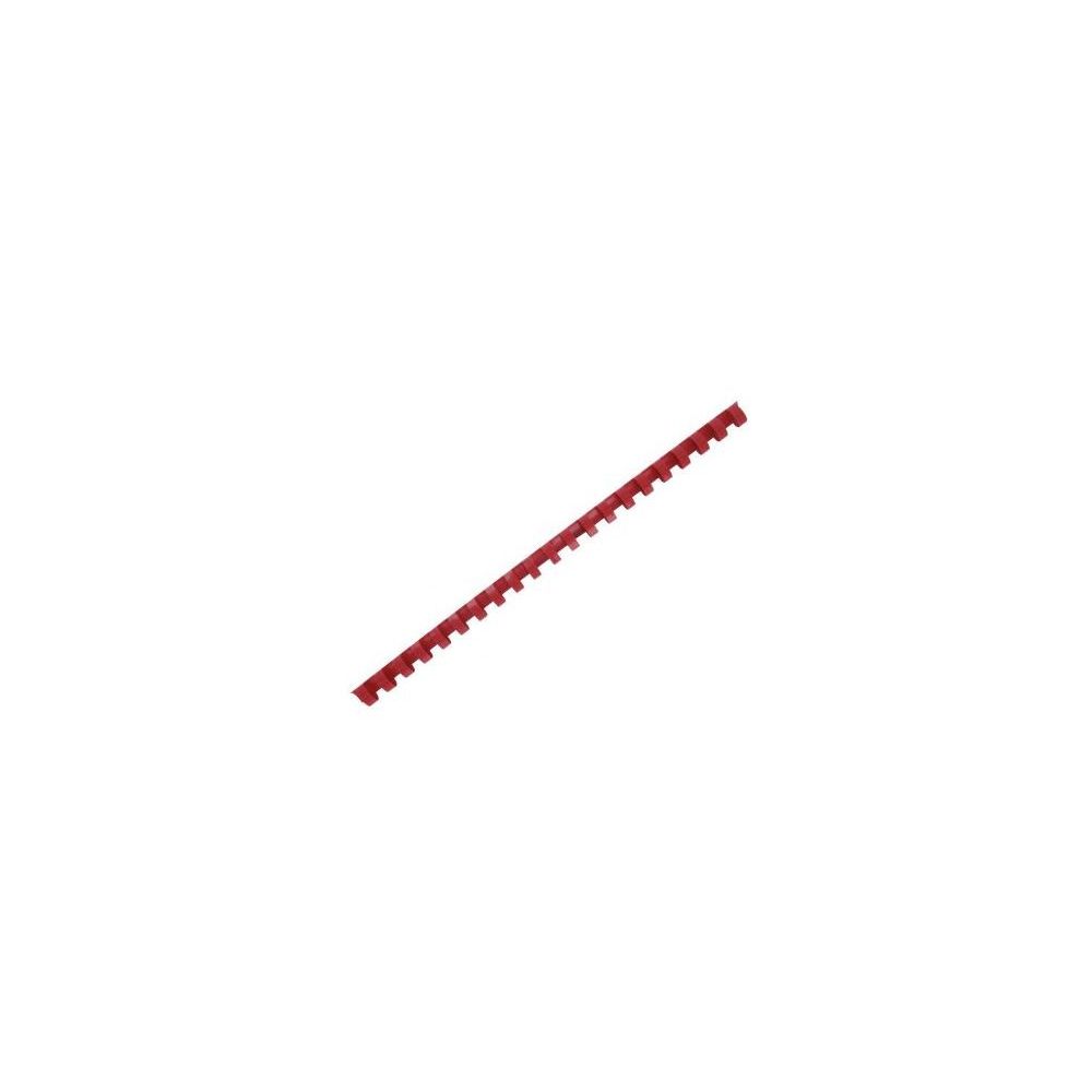 Reliure ann. plast. A4 - 12mm / 80f - ROUGE - Par 100