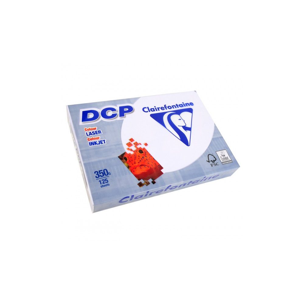 Rame A3 - 350g - Blanc DCP CLAIREFONTAINE (125 f.) - Ref: 39647