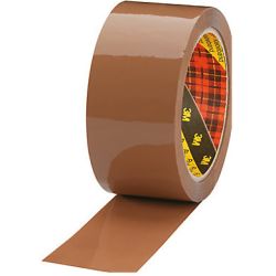 Adhesif Havane 50mm x 100m - 3M - Polypropylène - 48µ